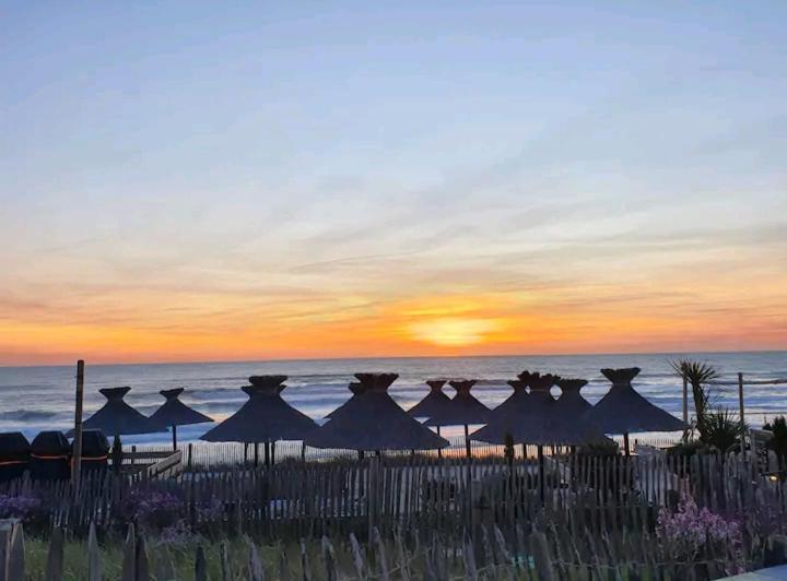 L'Ocean&Dunes Vue A 180° En Bord De Plage Lacanau Extérieur photo